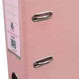 Techmakro FI613990 carpeta de cartón Carta Rosa, Anillo D, Almacenamiento, Cloruro de polivinilo (PVC)