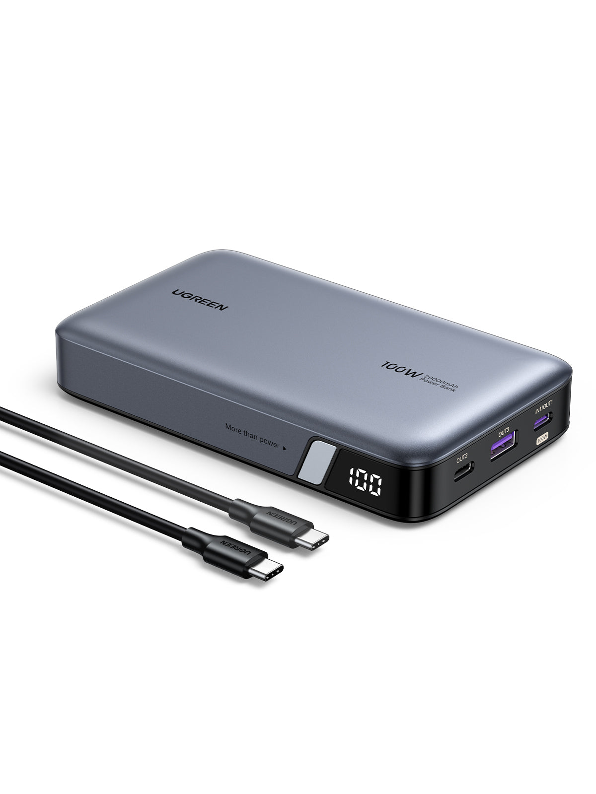 Ugreen 25188 batería externa 20000 mAh Gris