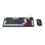 Combo Gamer BALAM RUSH 2 en 1 Alámbrico Squad Conquest KG515 / Teclado + Mouse / USB 2.0 / Mouse Óptico + 7200 DPI + Tec