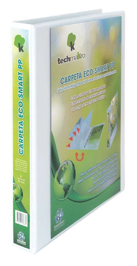 Techmakro ECOSMART1 carpeta de cartón Carta Multicolor, Almacenamiento, Cloruro de polivinilo (PVC), 250 hojas