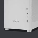 Yeyian Hussar Plus Midi Tower Blanco, ATX, Micro ATX, Mini-ITX, YCM-ASHUS-01WH