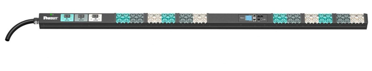 Panduit E48D21L unidad de distribución de energía (PDU) 48 salidas AC 0U Negro