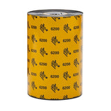 Zebra 6200 Resin Cinta Adhesiva 74 m 11 mm 48 pieza(s) Negro