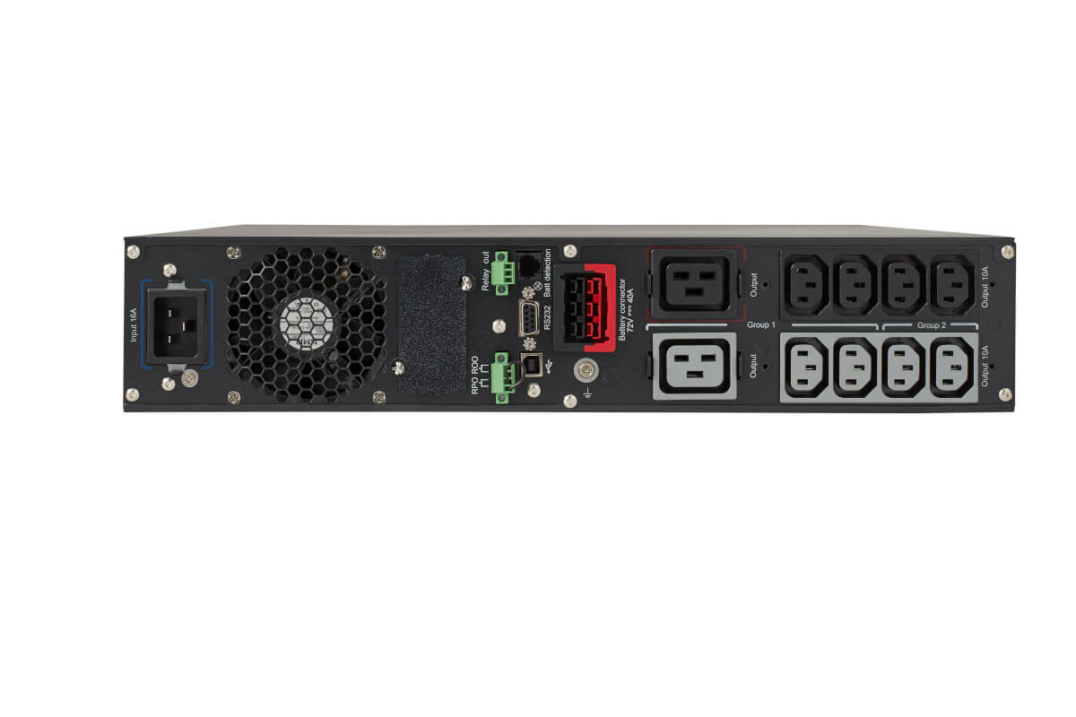 Tripp Lite SUINT2200LCD2U UPS SmartOnLine 2200VA 2000 W 208/230V de Doble Conversión - 10 Tomacorrientes, Autonomía Exte