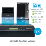 StarTech.com Clonador Borrador Autónomo USB 3.0 / eSATA a SATA de 4 Bahías para Discos Duros y SSDs 1:3 - Docking Statio