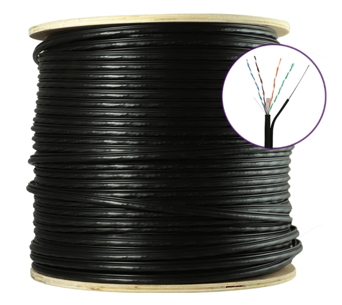 Enson 43164B305 cable de red Negro 305 m Cat6 U/UTP (UTP) | Cables de red