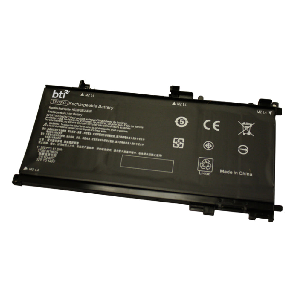 BTI TE03XL- batería recargable industrial Ión de litio 5333 mAh 11.55 V, Negro, 1 pieza(s)