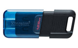 Kingston Technology DataTraveler 80 M Memoria Flash 128 GB USB Tipo C 3.2 Gen 1 (3.1 Gen 1) 200 MB/s