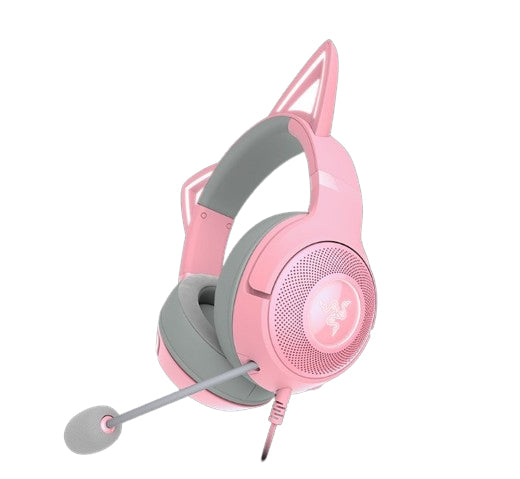 Razer Kraken Kitty V2 Auriculares Alámbrico Diadema Juego USB tipo A Rosa, 20 - 20000 Hz, 325 g
