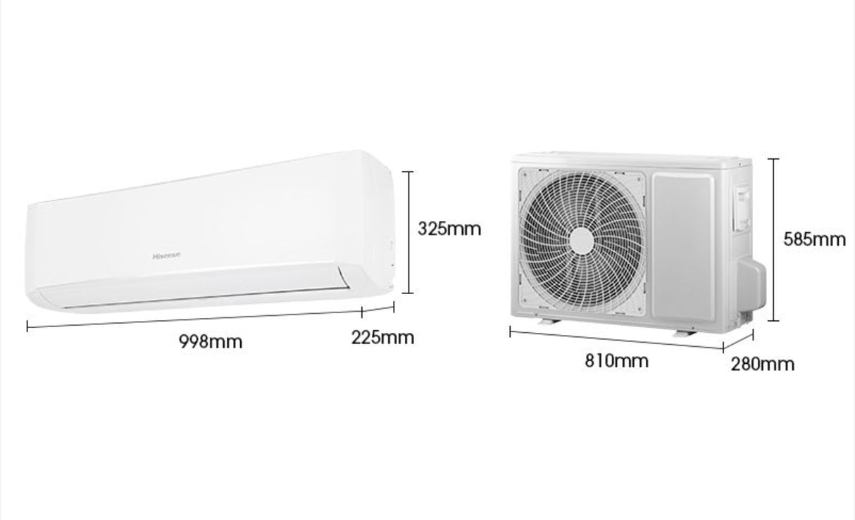 Hisense AT242CBW sistema de aire acondicionado dividido Sistema split Blanco Enfriamiento, Deshumedecer Si