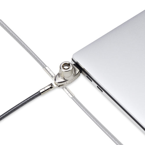 StarTech.com Cable de Seguridad Delgado para Portátil Compatible con Noble Wedge® de 1,5m - Cable Antirrobo para Portáti
