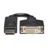 Tripp Lite P134-000 Adaptador de Cable DisplayPort a DVI, Convertidor para DP-M a DVI-I-F, 152 mm [6"], Macho, Hembra, 1