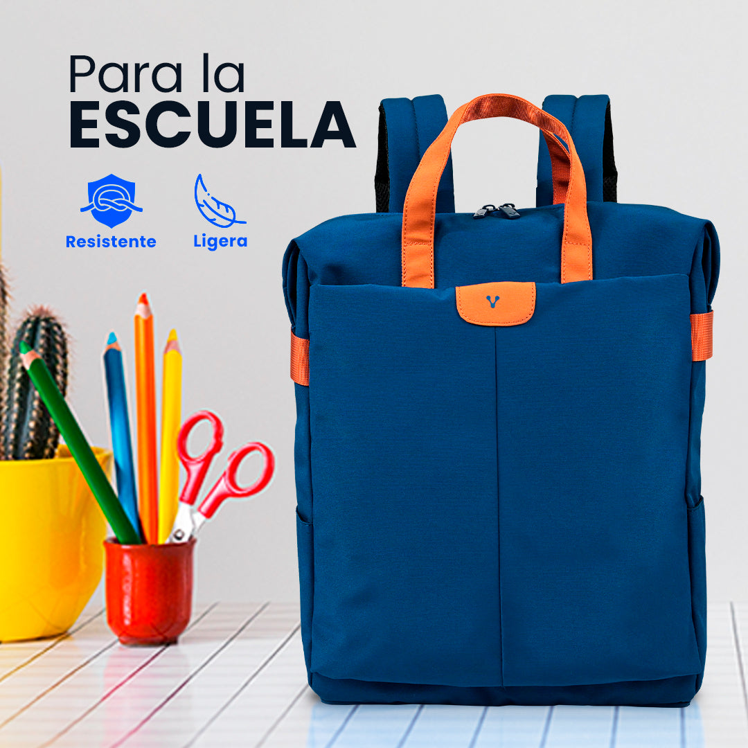 Vorago BP-301-BL mochila City backpack Azul Poliéster, Ciudad, Compartimento del portátil