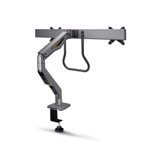 StarTech.com Brazo Soporte de Sobremesa con Travesaño para 2 Monitores - Soporte VESA para Pantallas de 27" - 75x75