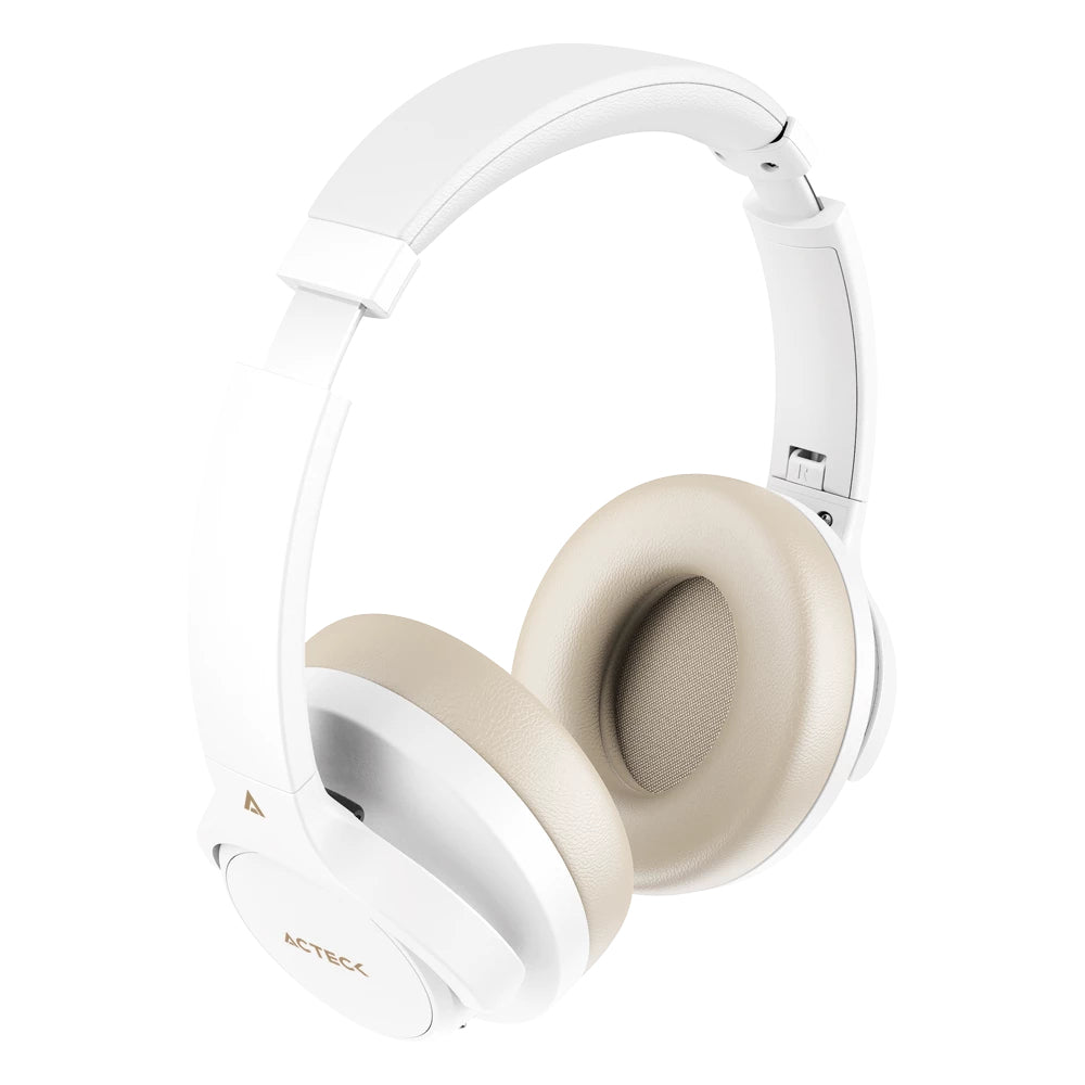 Acteck Hype Epic HP750 Auriculares Inalámbrico y alámbrico Diadema Llamadas/Música Bluetooth Blanco, 20 - 20000 Hz, 266 
