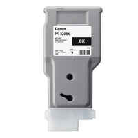 Canon PFI-320BK cartucho de tinta 1 pieza(s) Original Negro, Tinta a base de pigmentos, 300 ml