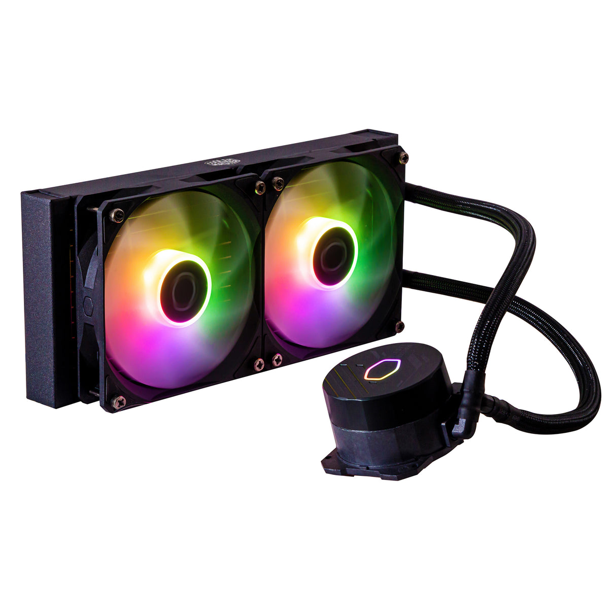 Cooler Master MasterLiquid 240L Core ARGB Procesador Kit de enfriamiento líquido 12 cm Negro, 650 RPM, 1750 RPM