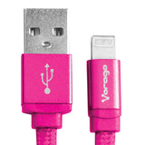 Cable Vorago Cab-119 Usb-Lightning 1M Color Rosa - Cab-119 Rosa