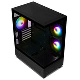 Getttech Fish Tank GCM-550AC-02 Mini Tower Negro 550 W, Micro ATX, Mini-ITX, SPCC