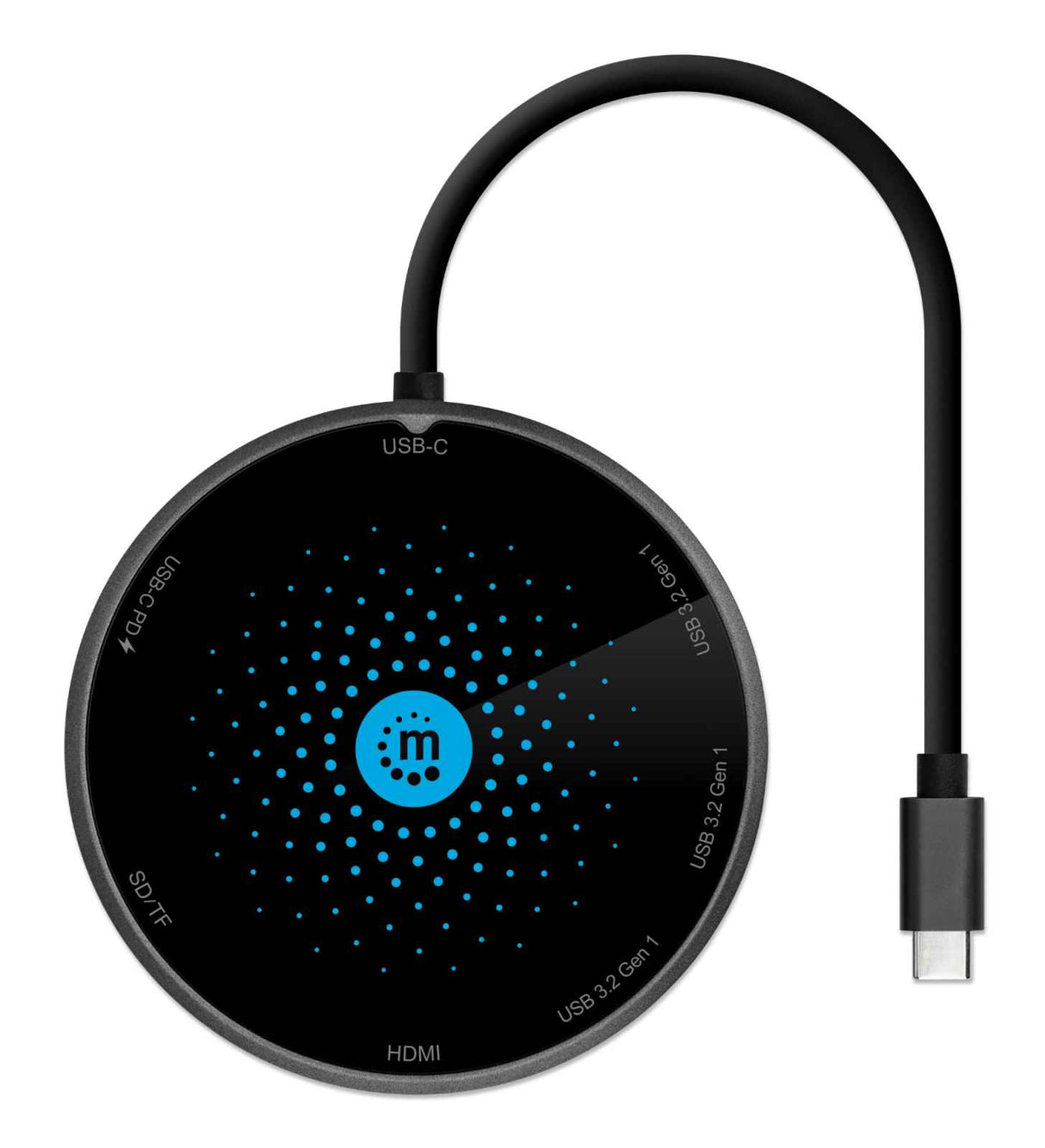 Manhattan Docking USB-C con base de carga inalámbrica hubs de interfaz USB 3.2 Gen 1 (3.1 Gen 1) Type-C 3 1 1