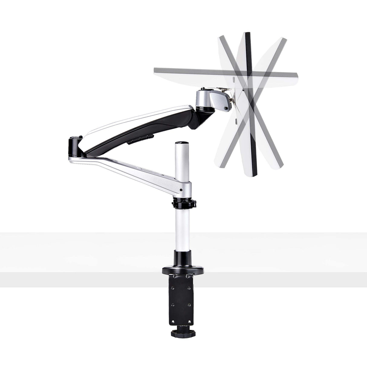 StarTech.com Soporte de Escritorio para Monitor VESA 75x75/100x100 de 27 Pulgadas 16:9 / 30 Pulgadas 21:9 Ultrawide - Gr