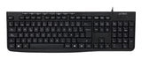 Acteck Inspire Prime TA222 teclado Hogar / Oficina USB QWERTY Español Negro, Tamaño completo (100%), Alámbrico, Interrup
