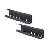 StarTech.com Paquete de 2 - Bandeja de Gestión de Cables para Debajo del Escritorio - Longitud de 53cm por Bandeja - Adm