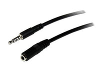 StarTech.com Cable de 2m de Extensión Alargador de Auriculares Headset Mini-Jack 3,5mm 4 pines Macho a Hembra Cable 2 m 3,5mm Macho 3,5mm