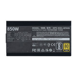 Cooler Master MWE Gold 850 V2 ATX 3.0 Ready unidad de fuente de alimentación 850 W 24-pines ATX Negro, 100 - 240 V, Acti