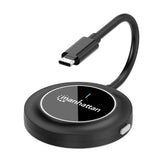 Manhattan Adaptador inalámbrico HDMI 1080p con transmisor USB-C, dongle para mostrar vídeo de forma inalámbrica desde un