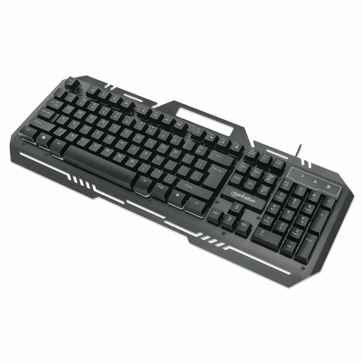 Manhattan 180610 Teclado Juego Alámbrico USB QWERTY