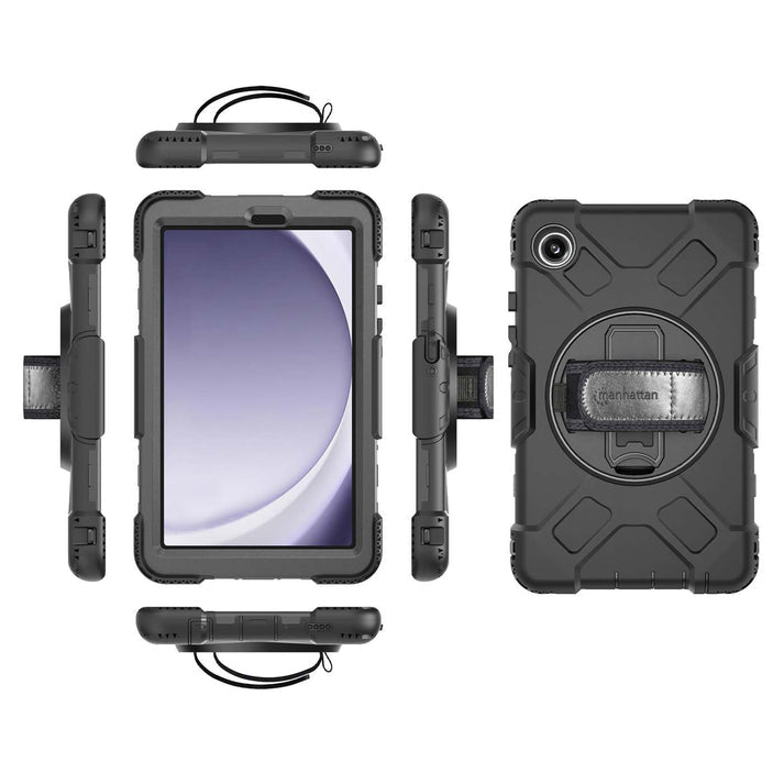 Manhattan 996525 fundas para tablets Samsung Galaxy Tab A9 (8.7") 22,1 cm (8.7") Carcasa rígida Negro