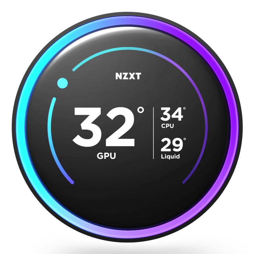 NZXT Kraken Elite 280 RGB Procesador Sistema de refrigeración líquida todo en uno 14 cm Negro 1 piez