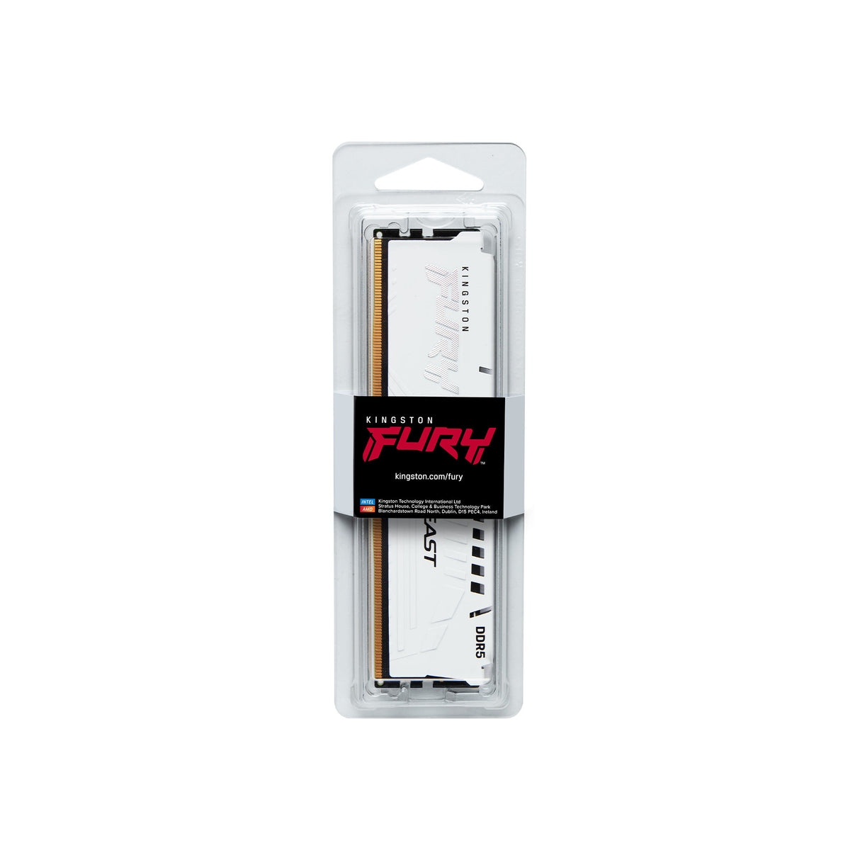 Kingston Technology 16GB 6000MT/s DDR5 CL36 DIMM FURY Beast White EXPO Memoria RAM Si 36 16 GB 1 x 16 GB