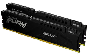 Kingston Technology 32GB 5200MT/s DDR5 CL40 DIMM (Kit de 2) FURY Beast Black Memoria RAM Si 40 32 GB 2 x 16 GB