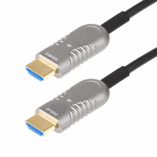 StarTech.com Cable HDMI 2.1 Híbrido Activo Óptico AOC de 15,2m - CMP Plenum - Cable HDMI 2.0/2.1 Certificado de Ultra Al