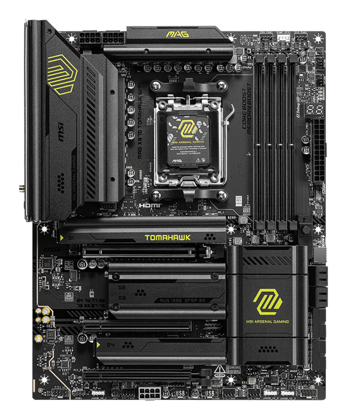 MSI MAG X870 TOMAHAWK WIFI placas base AMD Zócalo AM5 AMD Ryzen™ 7 Zócalo AM5
