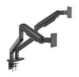 Manhattan Soporte doble de sobremesa para TV/monitores (Articulado con muelle), para pantallas de 13" a 45", f