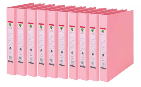 Techmakro KITCARP10-1RS carpeta Caja de cartón, Cloruro de polivinilo (PVC) Durazno Carta, Folder de archivo convenciona
