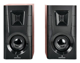 Perfect Choice PC-112686 altavoz Negro, Madera Alámbrico 10 W, 50 - 20000 Hz, 4 Ohmio