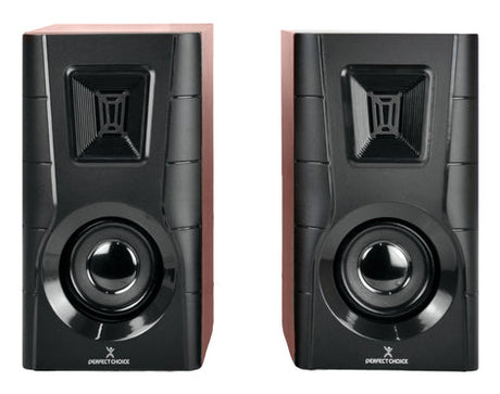 Perfect Choice PC-112686 altavoz Negro, Madera Alámbrico 10 W, 50 - 20000 Hz, 4 Ohmio