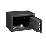 XE Seguridad CFBE-20 caja fuerte Caja fuerte portátil Negro, Cerradura con combinación, Lector de huellas dactilares, Ll
