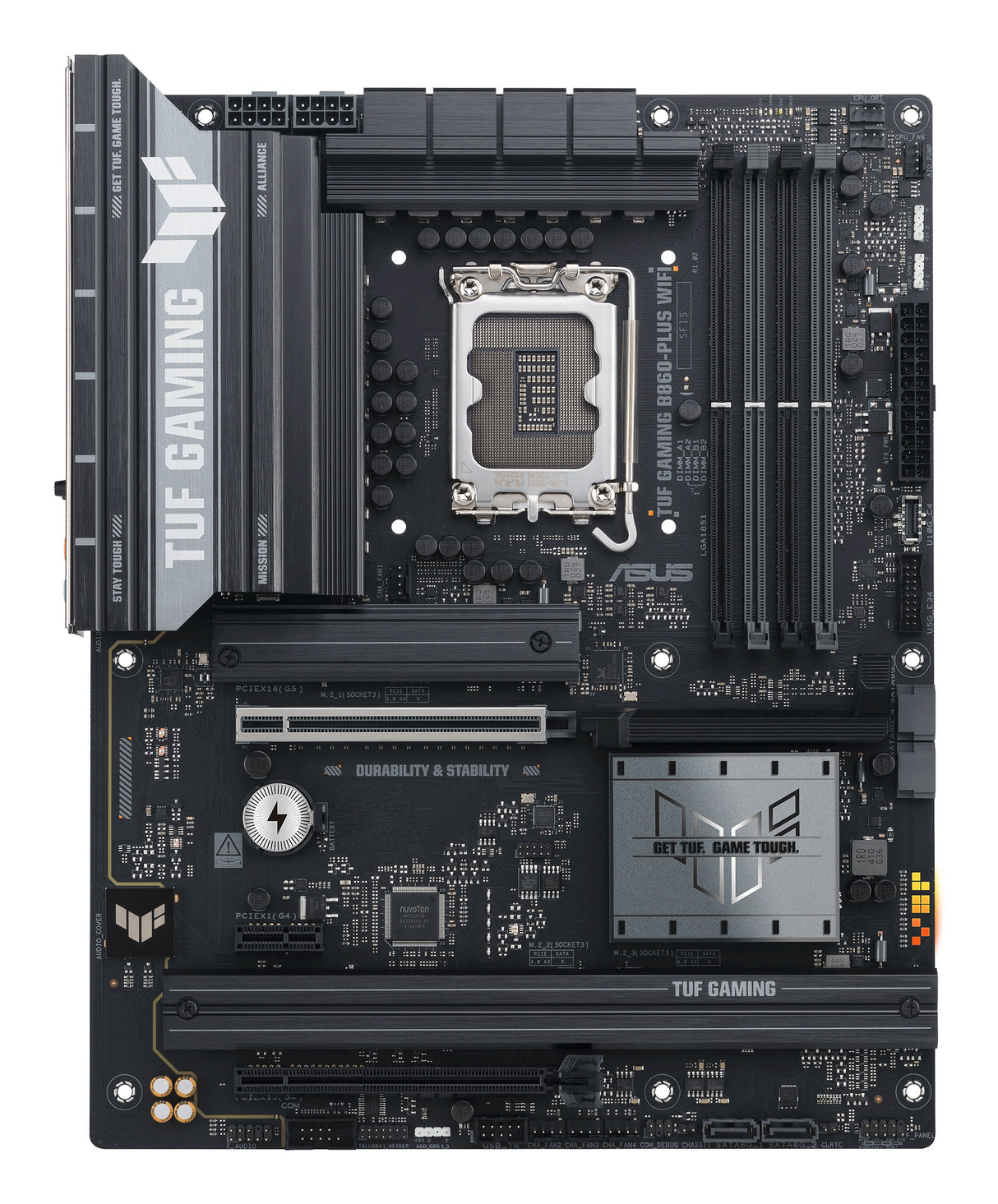 ASUS TUF GAMING B860-PLUS WIFI placas base Intel LGA 1851 (Socket V1) Intel Core Ultra (Series 2) LGA 1851