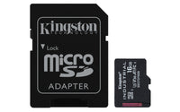 Kingston Technology Tarjeta 16GB microSDHC Industrial C10 A1 pSLC + adaptador SD Memoria Flash 16 GB MicroSDHC 100 MB/s 80 MB/s