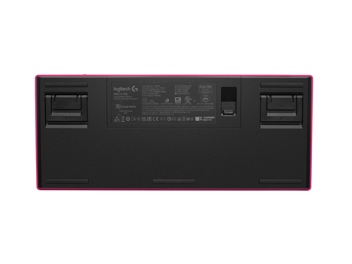 Logitech G PRO X TKL, Inalámbrico y alámbrico, RF inalámbrico + bluetooth, Interruptor mecánico