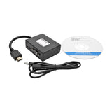 Tripp Lite P131-06N-2VA-U Adaptador de HDMI a VGA y Audio, 152 mm [6"], Negro, TAA, 1920 x 1440