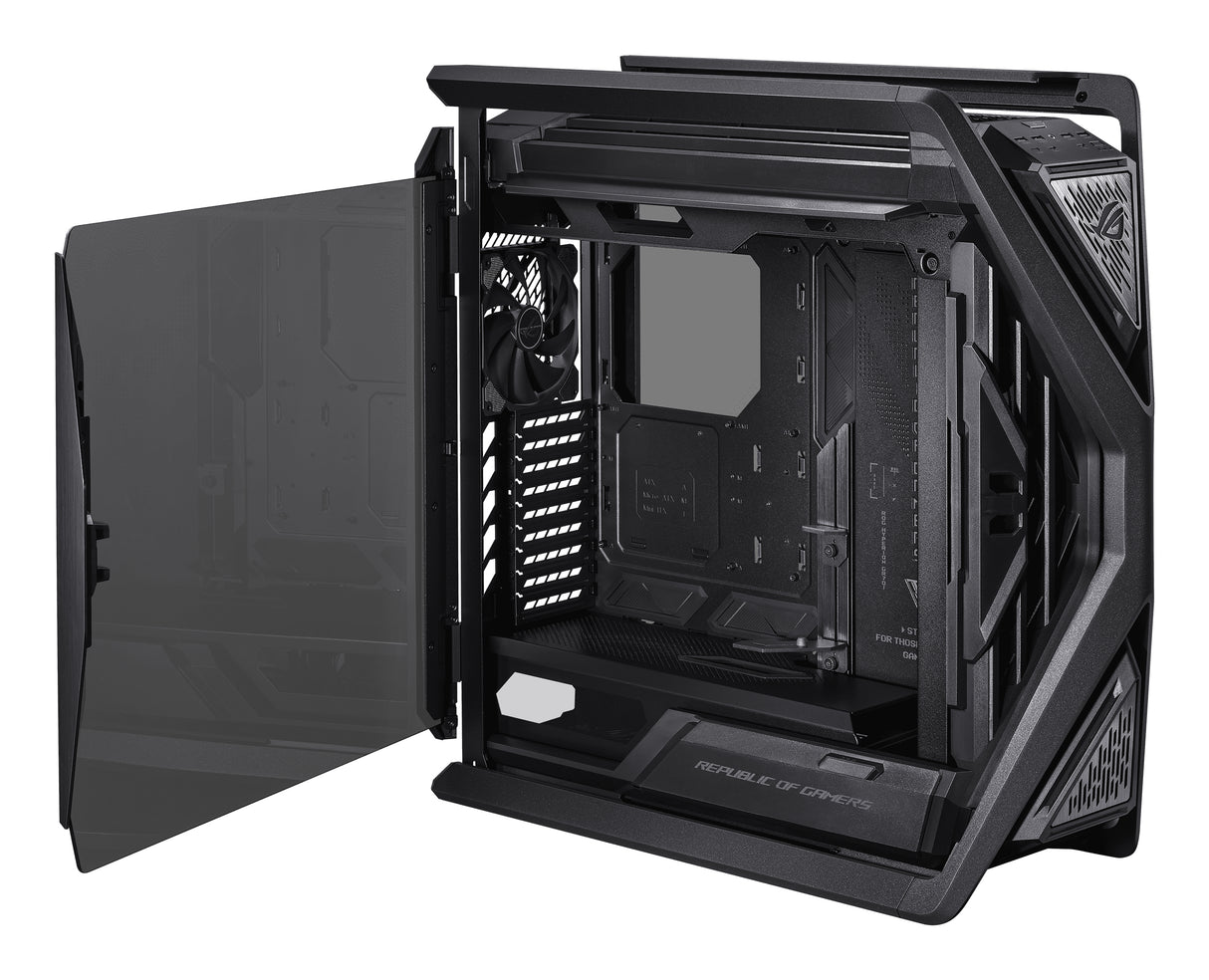 ASUS ROG Hyperion GR701 BTF Edition carcasas ordenador Torre PC Negro, Transparente ATX, EATX, micro ATX, Mini-ITX