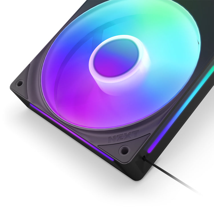 NZXT RF-U28HF-B1 sistema de refrigeración de computadora Gabinete de la computadora Ventilador Negro 1 pieza(s)