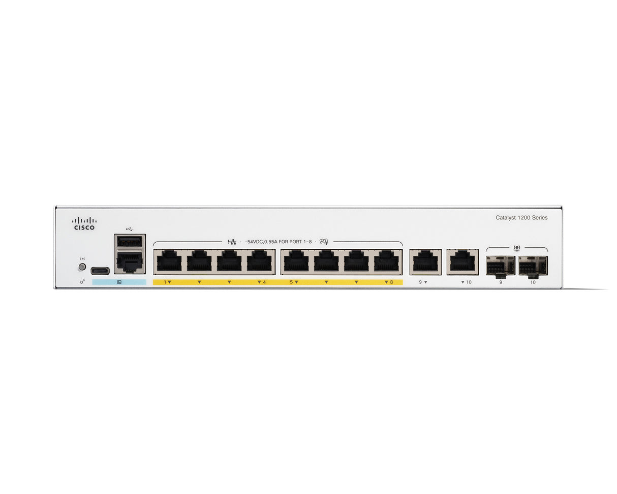 Cisco C1200-8P-E-2G Dispositivo de redes Gestionado L2/L3 8