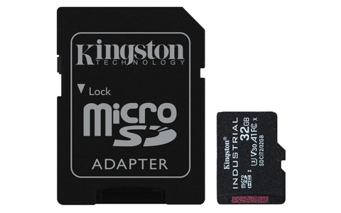 Kingston Technology Industrial 32 GB MicroSDHC UHS-I Clase 10, 100 MB/s